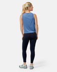 Boxy Crop Tank in Oasis Blue