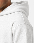 Sierra Drift Hoodie in White Marl