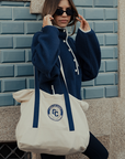 Canvas Tote Bag in Navy