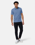 Coffee Polo Tee in Oasis Blue