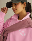Daily Collared Sweatshirt in Pink Blossom