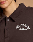 Daily Collared Sweatshirt in Mocha Bean