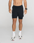 Essential 2in1 6" Shorts in Black