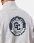 Clubhouse Funnel Neck Zip in Grey Marl