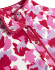 Snap Polar Fleece in Pink Pop Print
