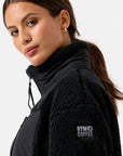 Industry Fleece Jacket in Black