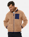 Industry Fleece Jacket in Sandstone