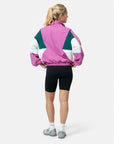 Kin Half Zip Breaker in Crisp Pink