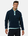 Half Zip Polar Fleece in Obsidian Blue