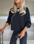 Relaxed Hoodie in Black