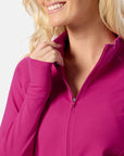 Relentless Full Zip in Sunrise Pink