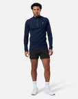 Relentless 1/4 Zip in Twilight Navy