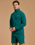 Relentless Train Midlayer in Goodnight Green