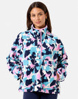 Snap Polar Fleece in Light Pop Print
