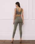 Soft-Motion 7/8 Legging in Olive