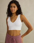 Soft-Motion Bra in Ultra White