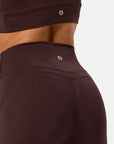 Soft-Motion Flare Legging in Mocha Bean