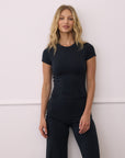 Soft-Motion Tee in Black