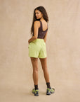 Utility Short in Lime Sorbet