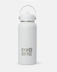 1L Hydrate Water Bottle in White