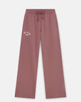 Wide Leg Jogger in Terra Rose