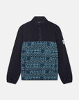 Half Snap Polar Fleece in Aztec Print