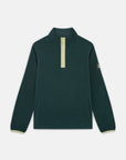 Half Zip Polar Fleece in Amazon Green