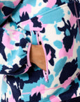 Snap Polar Fleece in Light Pop Print