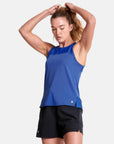 Celero Vest in Earth Blue - Tanks - Gym+Coffee IE