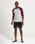 Home Run Tee in Rosewood Marl - T-Shirts - Gym+Coffee IE