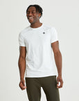 Mens Sector Tee in White - T-Shirts - Gym+Coffee IE