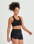 Swift Mesh Racer Bra in Black - Bras - Gym+Coffee IE