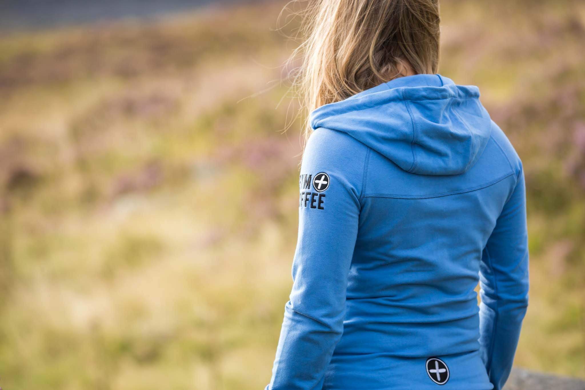 Gym+Coffee Ocean Blue Hoodie