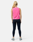 Boxy Crop Tank in Sangria Sunset