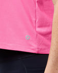Boxy Crop Tank in Sangria Sunset