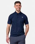 Coffee Polo Tee in Obsidian - T-Shirts - Gym+Coffee IE