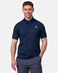 Coffee Polo Tee in Obsidian - T-Shirts - Gym+Coffee IE