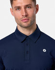 Coffee Polo Tee in Obsidian - T-Shirts - Gym+Coffee IE