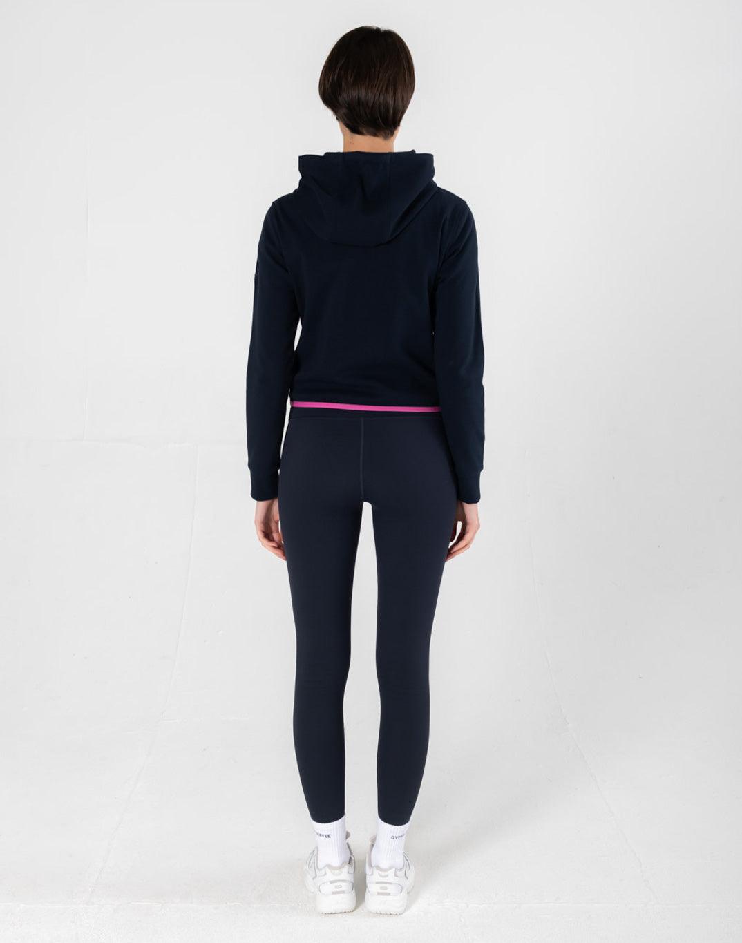 Chill Zip Crop Hoodie in Obsidian - Hoodies - Gym+Coffee IE