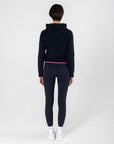 Chill Zip Crop Hoodie in Obsidian - Hoodies - Gym+Coffee IE