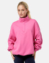 Snap Collar Sierra Sweatshirt in Sangria Sunset