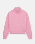 Daily Snap Collar Sweatshirt in Pink Blossom