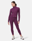 Aurora 7/8 Pocket Legging in Sangria - Leggings - Gym+Coffee IE