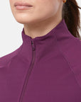 Aurora Midlayer in Sangria - Midlayer - Gym+Coffee IE