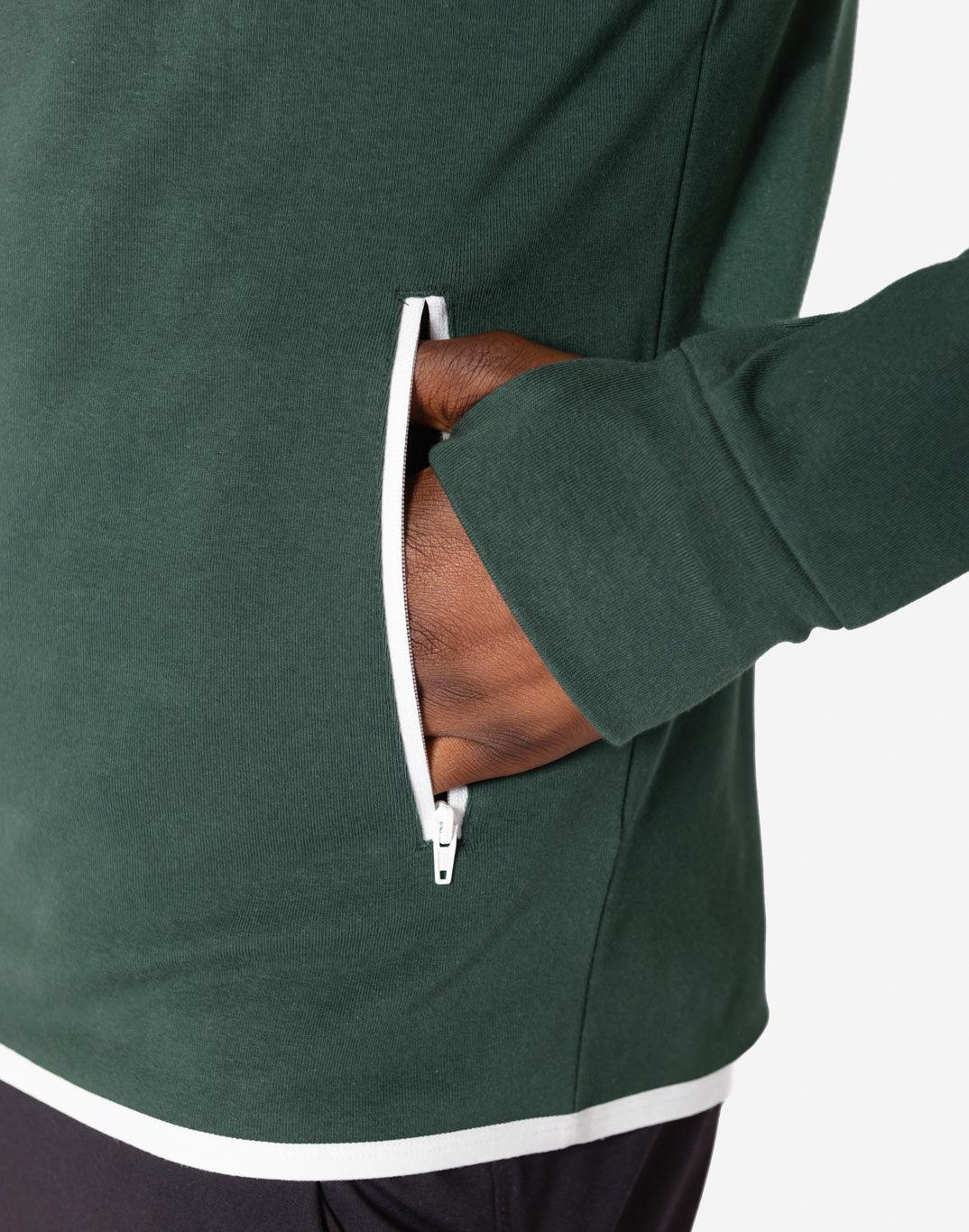 Chill Zip Hoodie in Mountain Green - Hoodies - Gym+Coffee IE