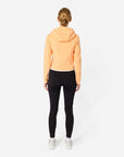 Chill Zip Crop Hoodie in Soft Peach - Hoodies - Gym+Coffee IE