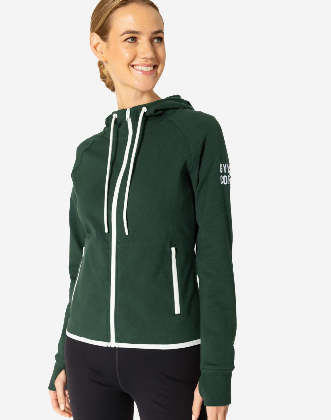 Chill Zip Hoodie in Mountain Green - Hoodies - Gym+Coffee IE