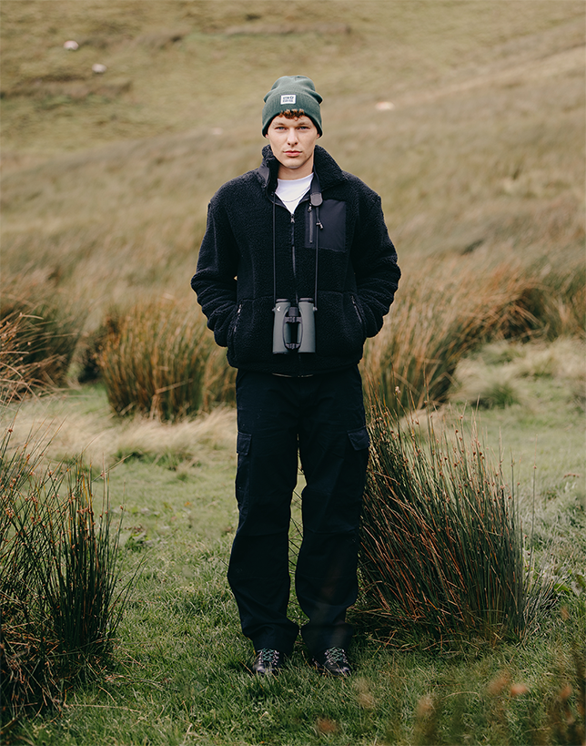 Industry Fleece Jacket in Black