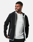 Chill Zip Hoodie in Black - Hoodies - Gym+Coffee IE