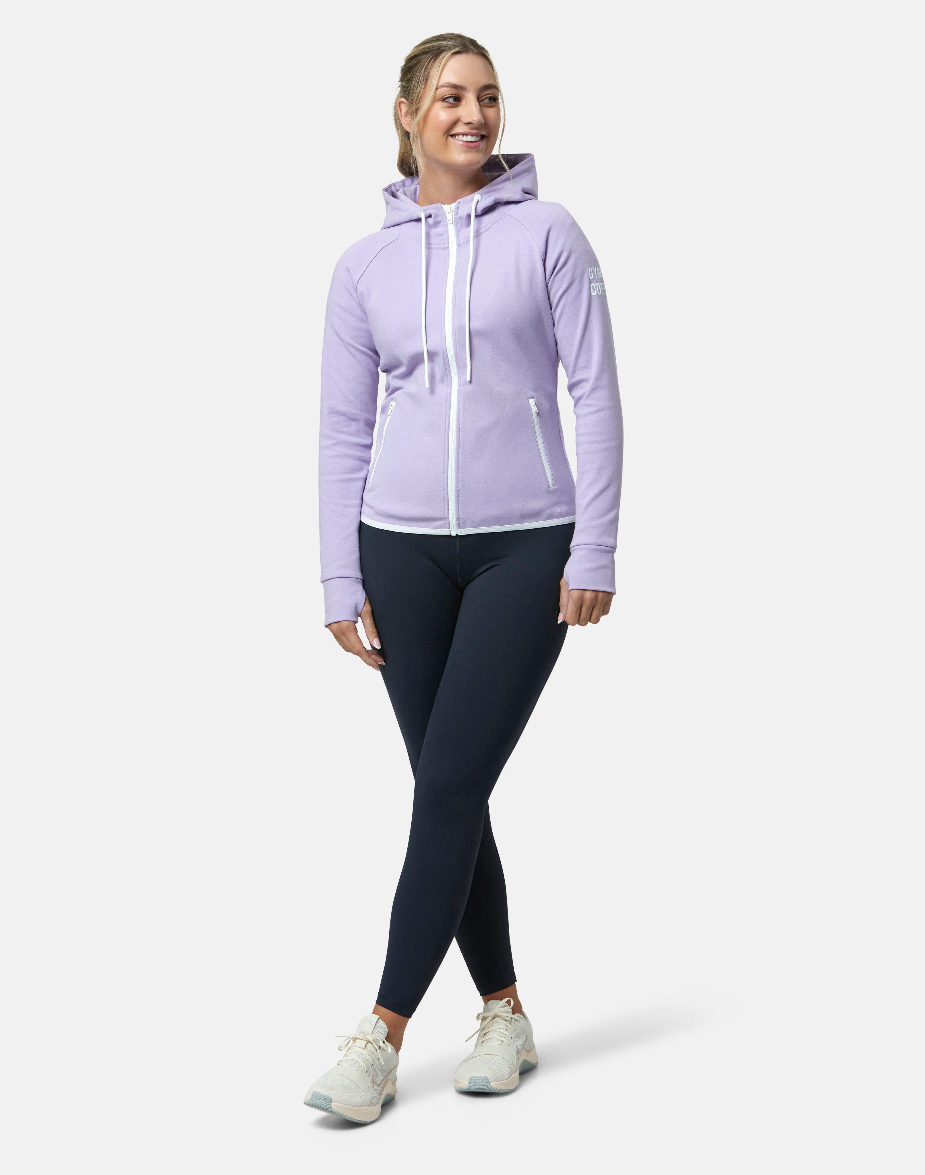 Chill Zip Hoodie in Lilac - Hoodies - Gym+Coffee IE